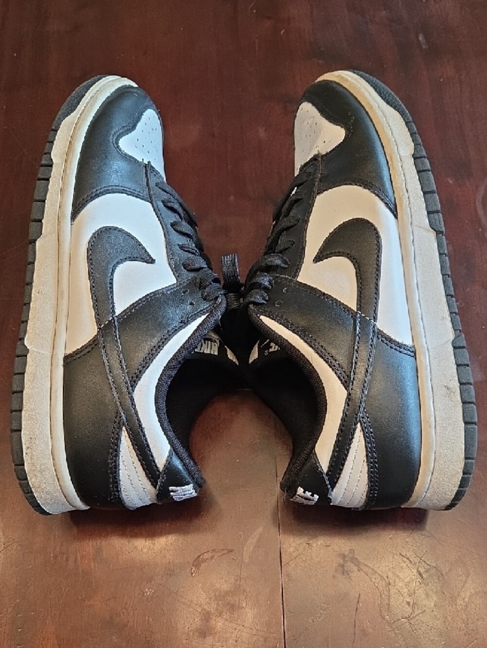 Nike Dunks Panda. Size 8 Men's - Picture 5 of 8